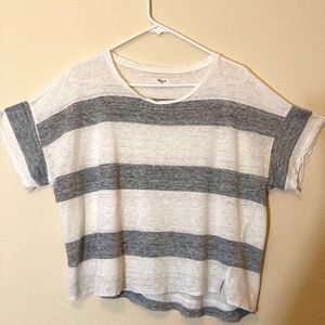 Madewell striped top, Wmns size L